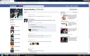 deepti's facebook screenshot